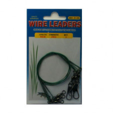 WIRE TRACES - WIRE LEADERS - 3 PACK, 40CM, 20KG