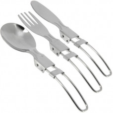 3pc Folding Knife, Fork & Spoon set with Case NGT (FCC-SET-3PC-KFS )