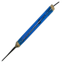 Fishing Baiting Needle with stops blue