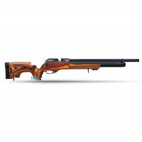EFFECTO PX-5 Sport PCP Bolt Action Air Rifle Regulated threaded Laminated Orange Stock .22 Calibre