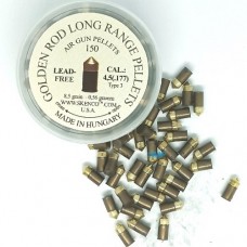 Skenco Golden Rod Long Rang Pellets .177 calibre 4.5 mm 8.5 grain 150 per container Lead Free