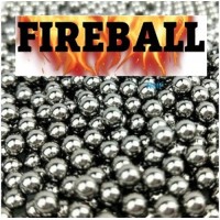 8mm Fireball® Carbon Steel Slingshot, Catapult Ammo a bag of 1,000 highly polished steel shot ball bearings