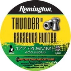 Remington Thunder BARACUDA HUNTER .177 calibre Hollow Point Air Gun Pellets 10.49 grains Tin of 400